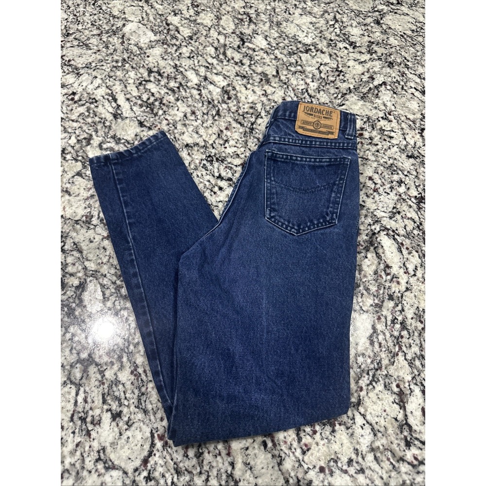 Vintage Jordache Basics Blue‎ Jeans Women's Size 5/6 High Rise Mom Jeans